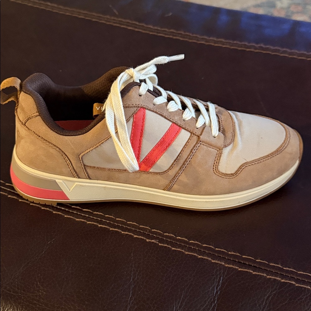 Vionic Toffee/Coral Rechelle Casual Sneaker. - Picture 2 of 11
